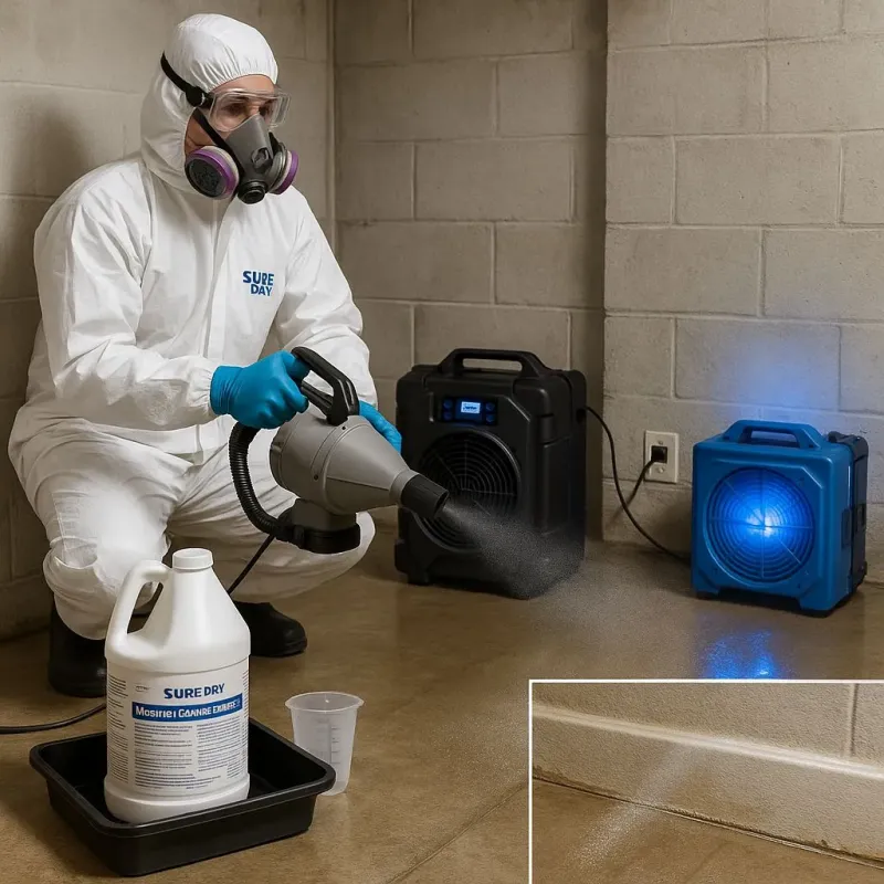 Sanitization and Odor Removal process in Lakeland, NY