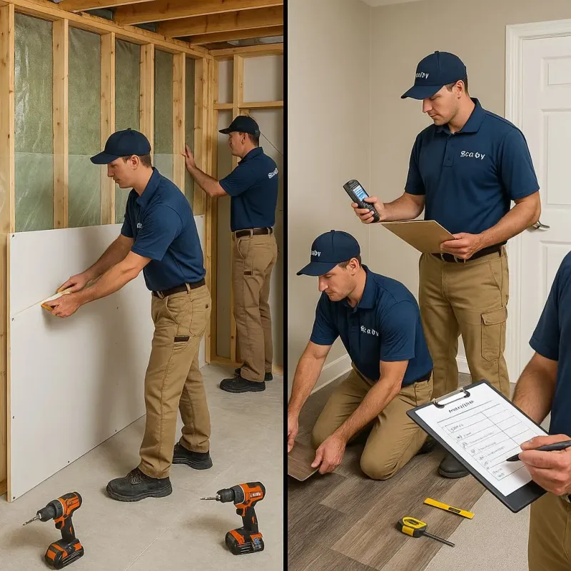 Repairs and Reconstruction process in Lakeland, NY
